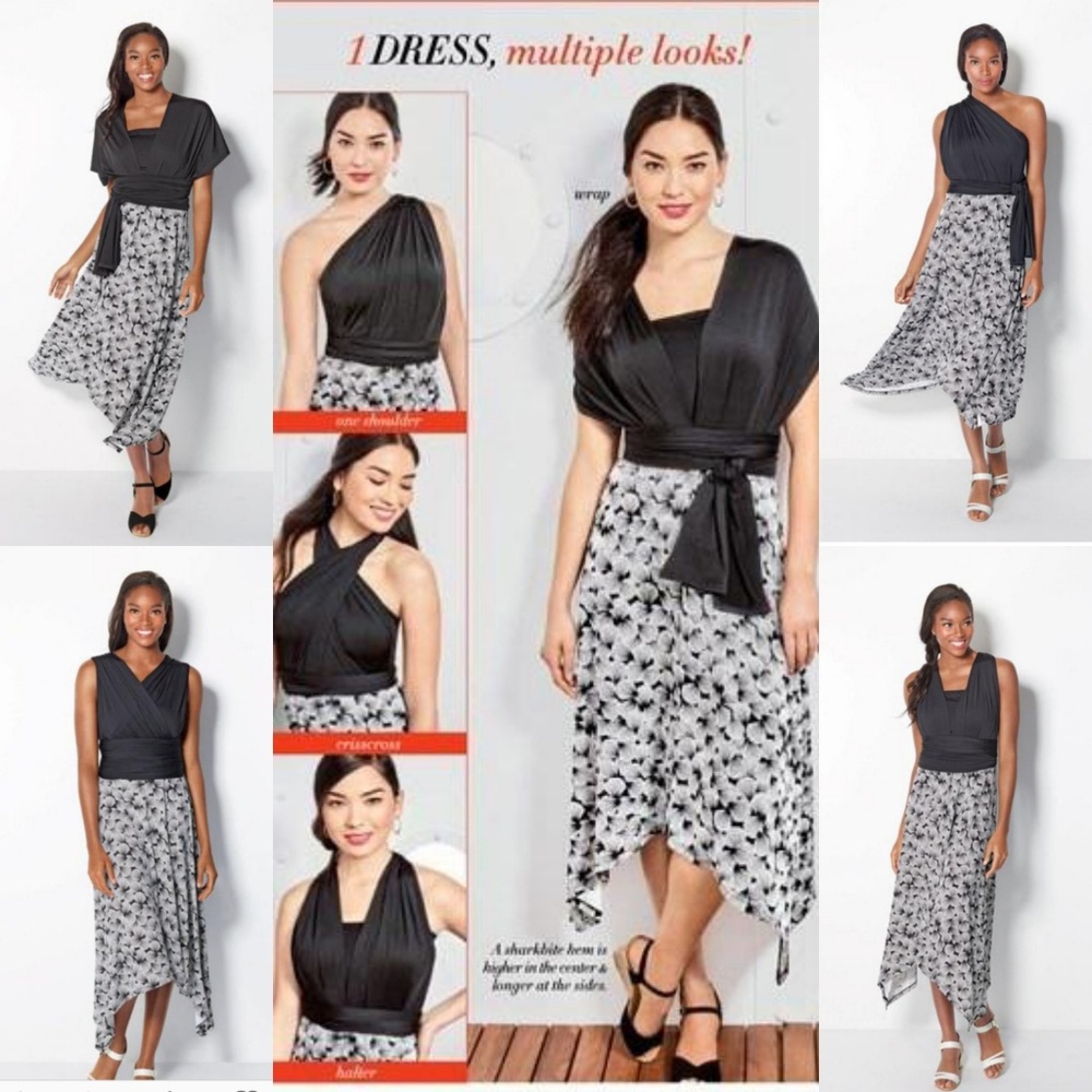 2x Avon convertible maxi dress